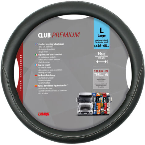 Club, Coprivolante In Skeentex - L - D.46/48 Cm - Nero