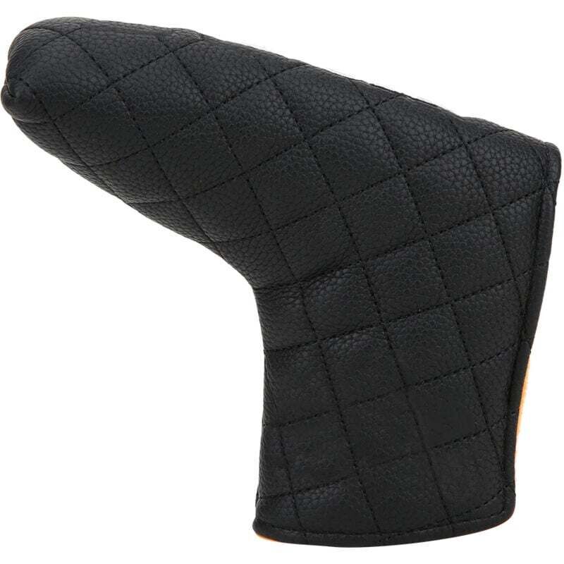 Club Cover, Waterproof pu Leather Magnetic Headcover for Blade Putter(Black) mumu
