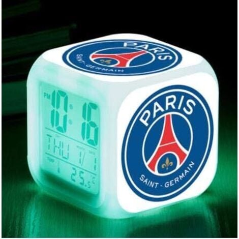 DPZO Club de Sport Football LED réveil réveil Horloge numérique Lumineuse 7 Couleurs Montre Mini Enfants réveil de Chevet-INHHUB