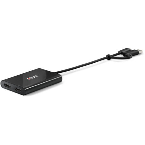Club3d Club 3d Adapter Usb-c Usb A 2x Hdmi 4ka60hz St /bu Retail - Adapter - Digital /daten (csv-1475)