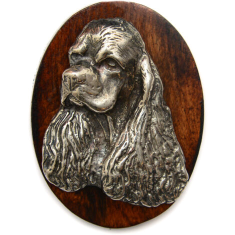Clumber Spaniel I - Showbrosche, Startnummernclip, Hundeabzeichen von Art-Dog