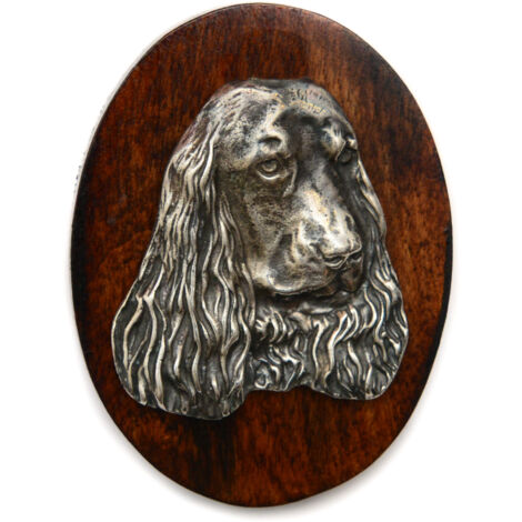 Clumber Spaniel - spilla per esposizione canina, fermaglio per numero di partenza, distintivo per cani di Art-Dog