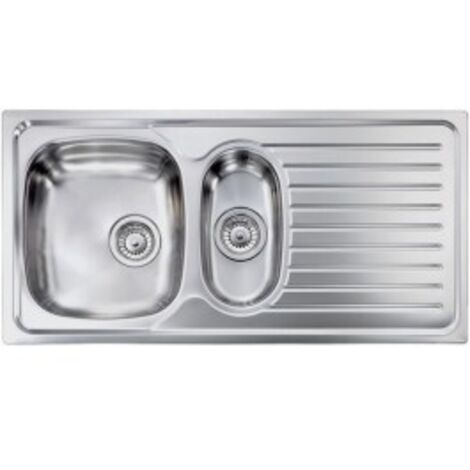 CM 010445SCSSP Lavello IX Siros 3'' 100X50 2 vasche a sinistra