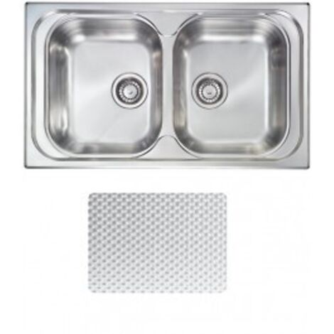 CM 010594XCSSX Lavello IX Atlantic 3'' 86X50 2 Vasche