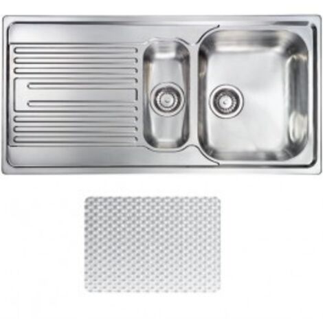 CM 010595DCSSP Lavello IX Atlantic 3'' 100X50 2 vasche a destra