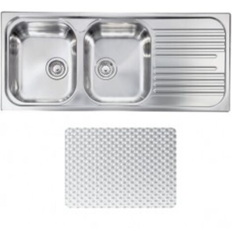 CM 010597SCSSX Lavello IX Atlantic 3'' 116X50 2 vasche a sinistra