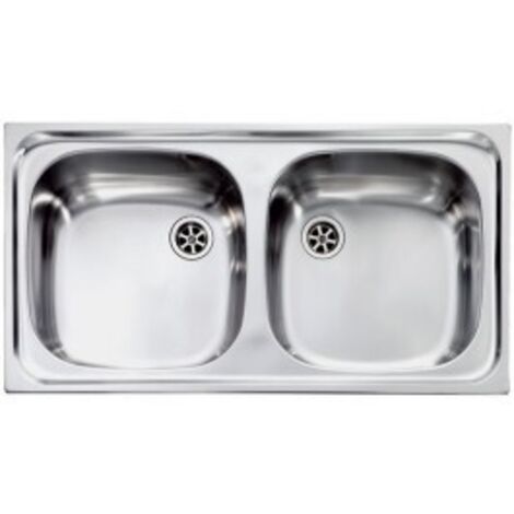 CM 011012XCSSX Lavello IX Aurora 79X42 2 Vasche