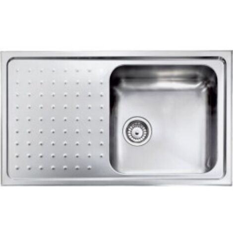 CM 011113DCSSP Lavello IX Punto Plus 3'' 86X50 1 Vasca a destra