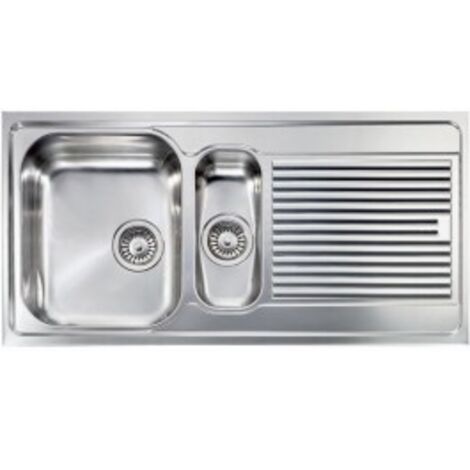 CM 011205SCSSP Lavello IX Filoslim 3'' 100X50 2 vasche a sinistra
