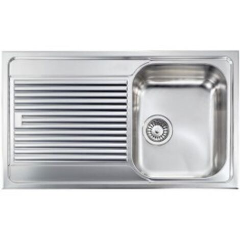CM 011253DCSSP Lavello IX Zenith Plus 3'' 86X50 1 Vasca a destra