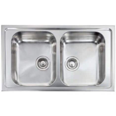 CM 011254XCSSP Lavello IX Zenith Plus 3'' 86X50 2 Vasche