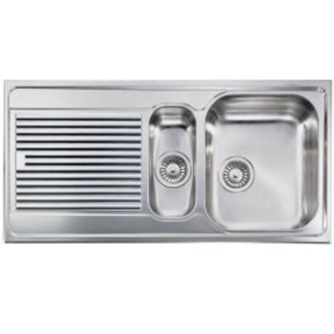 CM 011255DCSSP Lavello IX Zenith Plus 3'' 100X50 2 vasche a destra