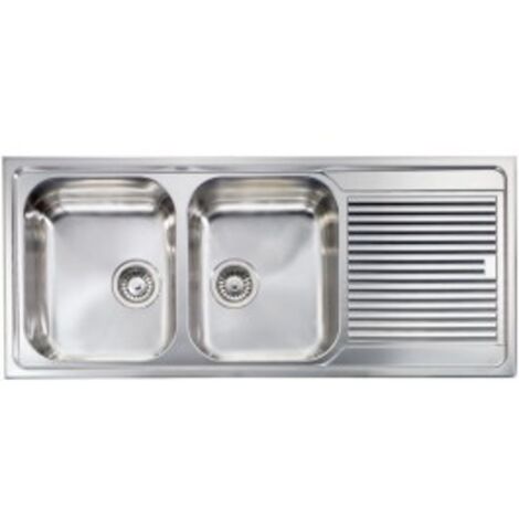 CM 011257SCSSP Lavello IX Zenith Plus 3'' 116X50 2 vasche a sinistra