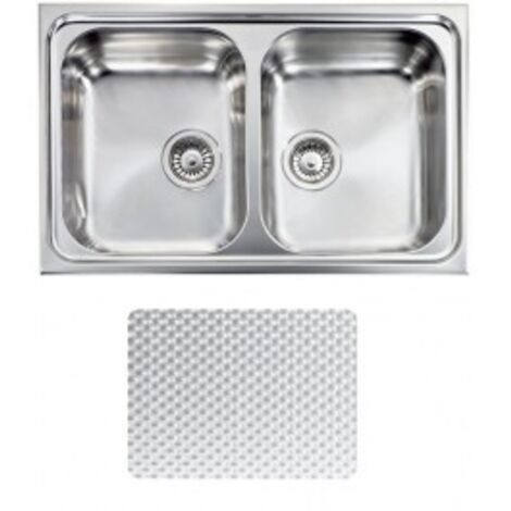 CM 011262XCSSP Lavello IX Zenith Plus 3'' 79X50 2 Vasche