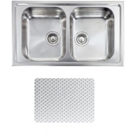 CM 011264XCSSP Lavello IX Zenith Plus 3'' 86X50 2 Vasche