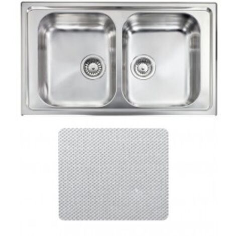 CM 011274XCSSP Lavello IX Zenith 3'' 86X50 2 Vasche
