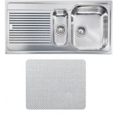 CM 011275DCSSP Lavello IX Zenith 3'' 100X50 2 vasche a destra