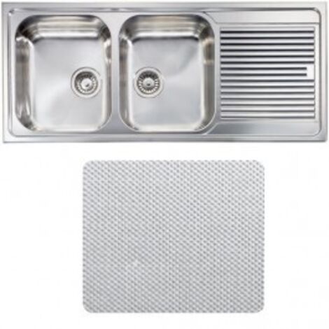 CM 011277SCSSP Lavello IX Zenith 3'' 116X50 2 vasche a sinistra