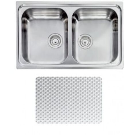 CM 011292XCSSX Lavello IX Zenith 3'' 79X50 2 Vasche