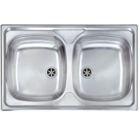 CM 011542XCSSX Lavello IX Mondial 3'' 79X50 2 Vasche