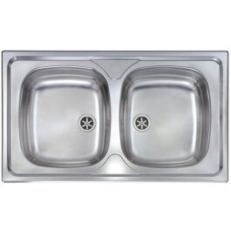 CM 011544XCSSX Lavello IX Mondial 3'' 86X50 2 Vasche