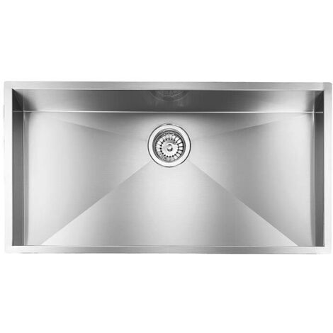 CM 01191AXCSSP Serie FiloQuadra 3'' Lavello Acciaio inox satinato da Incasso Sottotop 1 vasca 85x45cm