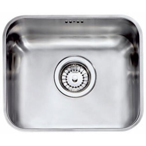 CM 011954XCSSX Serie Cinzia 3'' Lavello Acciaio Inox Satinato da incasso Sottotop 1 Vasca 35X29cm R50
