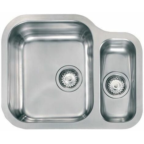 Foster 3143 850 Serie 45 Lavello Acciaio Inox Spazzolato da incasso  Sottotop 1 Vasca Oversize 83x48cm