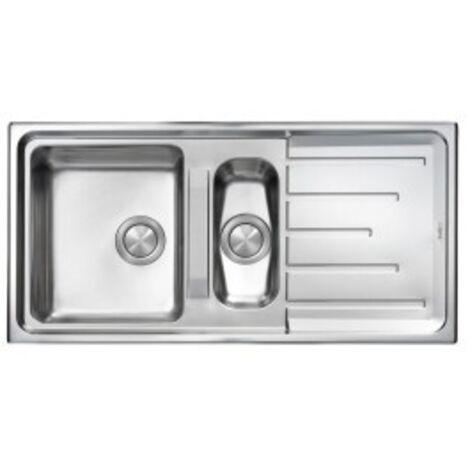 CM 015105RCSSP Lavello IX Brando 3'' 100X50 2 Vasche 2Fori R