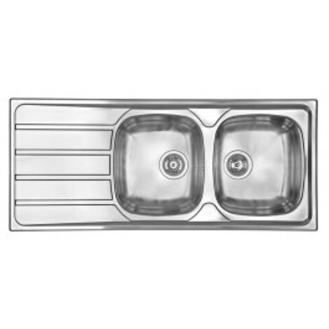 CM 015447DCSSX Lavello IX Universal 3'' 116X50 2 vasche a destra