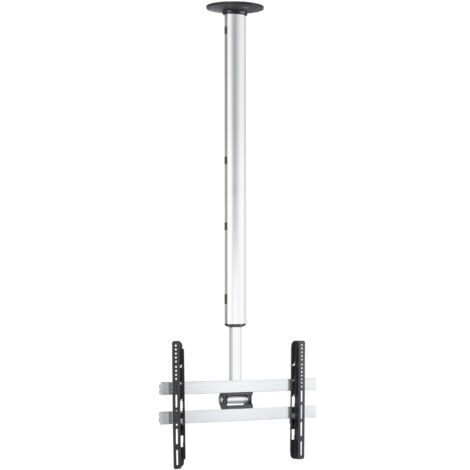 CM 4 XXL TV - Support de télévision fixation plafond XXL, argenté, noir.