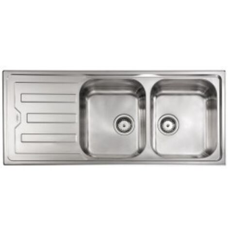 CM Lavello IX Cristal 3'' 116X50 2 vasche a destra