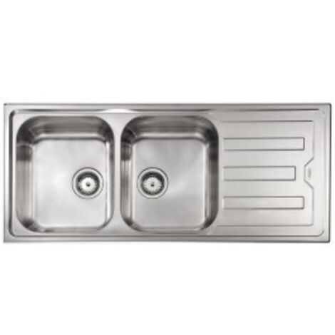 CM Lavello IX Cristal 3'' 116X50 2 vasche a sinistra