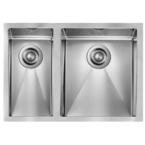CM Lavello IX Filo Raggiato 3'' 63X45X19 2 vasche a destra