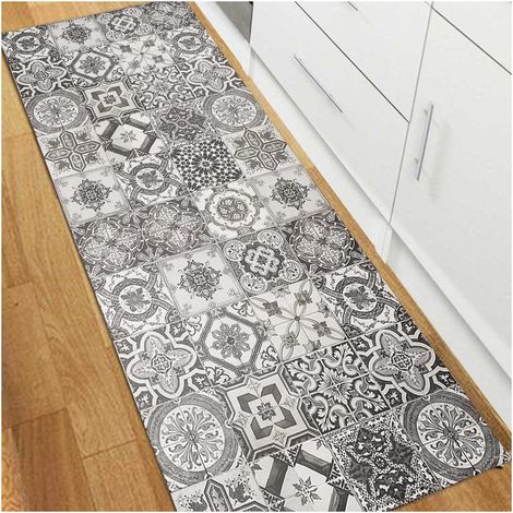 Grand tapis gris clair