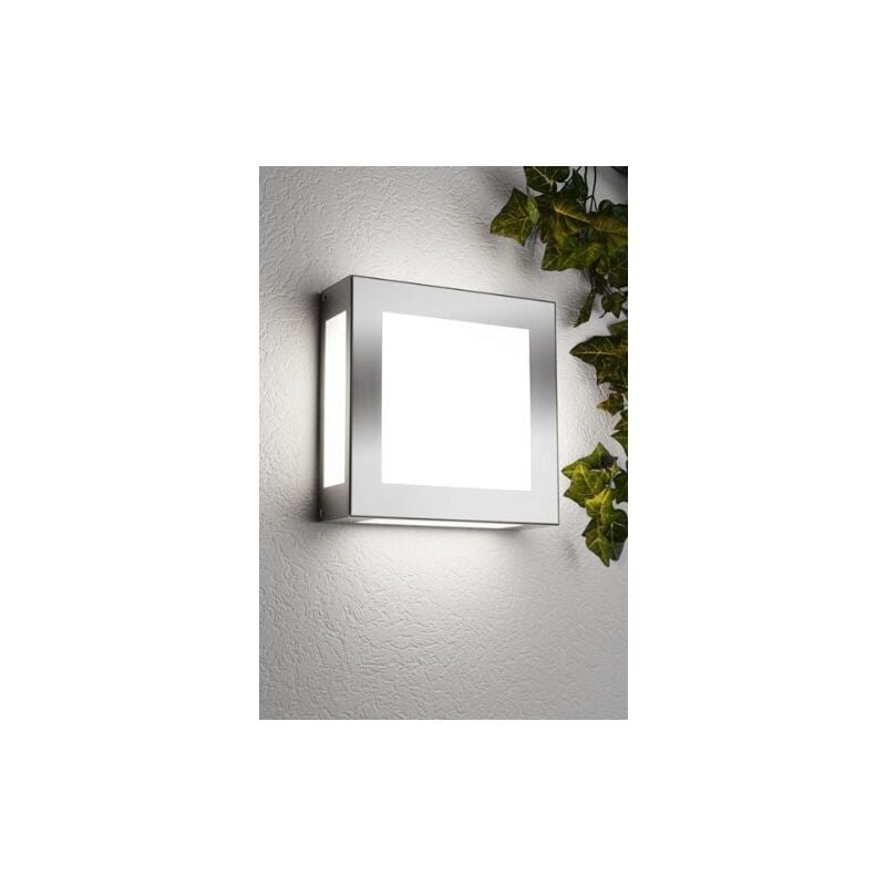 42 648253 luminaires extérieur applique murale E27 120W IP44 acier affiné - CMD