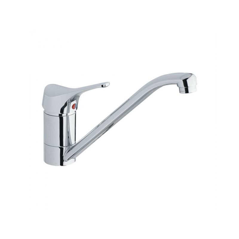 

Mezclador monomando de fregadero Cisal M3000580 cromado con caño giratorio | Cromado