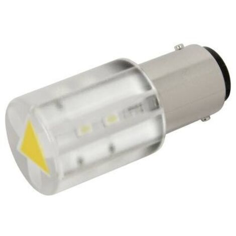 CML 18561232 Luce di segnalazione a LED Giallo BA15d 230 V/AC 100 mcd