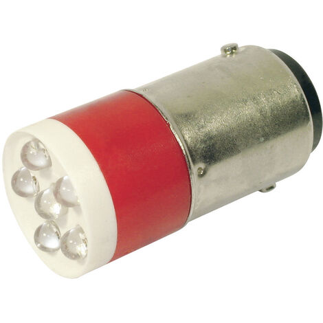 CML 18640350C LED-Signalleuchte Rot   BA15d 24 V/DC, 24 V/AC    1260 mcd