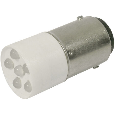 CML 1864035W3 LED-Signalleuchte Kaltweiß   BA15d 24 V/DC, 24 V/AC    2400 mcd