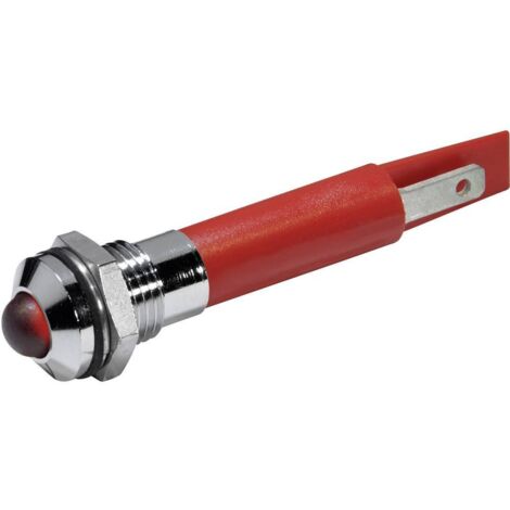CML 19510430 Luce di segnalazione a LED Rosso 230 V/AC 22 mcd
