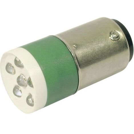 CML Innovative Technologies 18640351 Voyant de signalisation LED vert BA15d 24 V/DC, 24 V/AC 3150 mcd