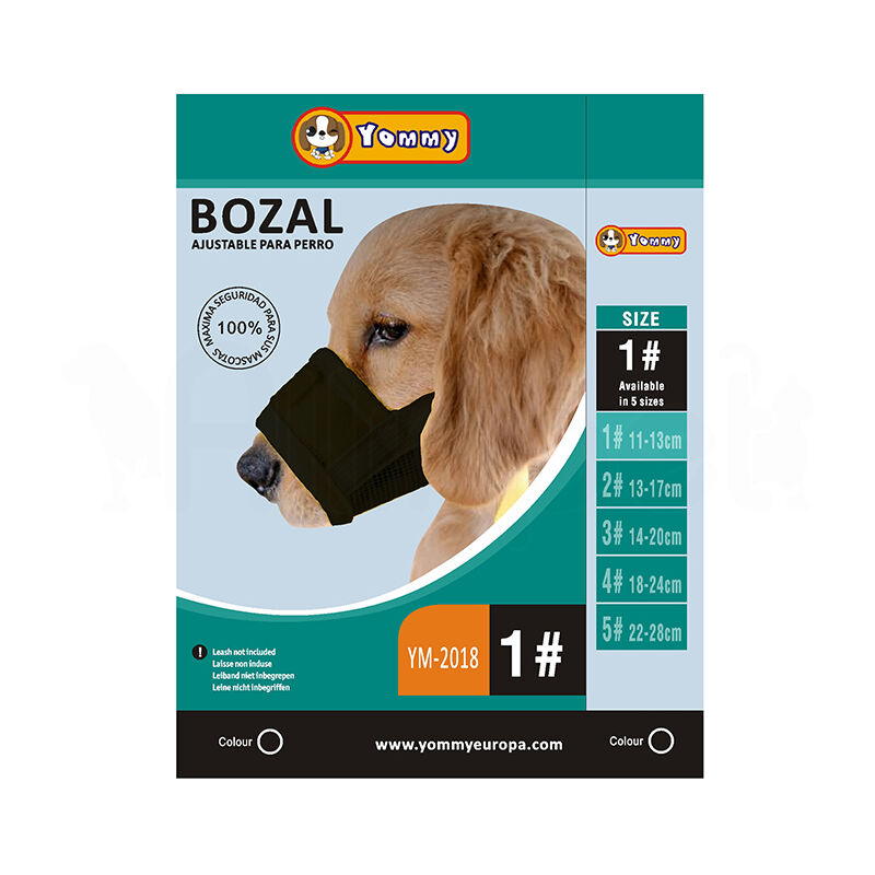 

Cómodo bozal de nylon para perros, varios tamaños a elegir, de 11-13 a 18-24 cm - 13-17 Cm