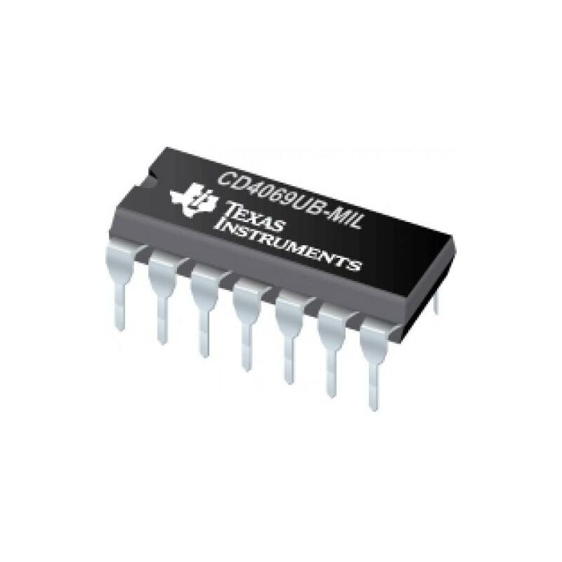 Texas Instruments - Cmos Logico Integrated Circuit 14dip Cd4069ube Texas Cd4069