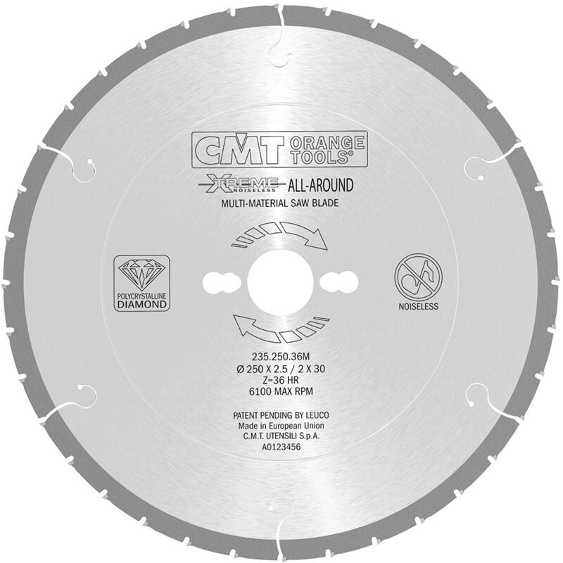 CMT - Lame diamant 160mm Z=20 Multi-matériaux alésage 20mm