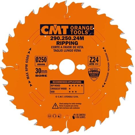 CMT 290.260.28M LAMA CIRCOLARE C/LIMITAT. (L/VENA) HW 260x2.8/1.8x30 Z28 ATB