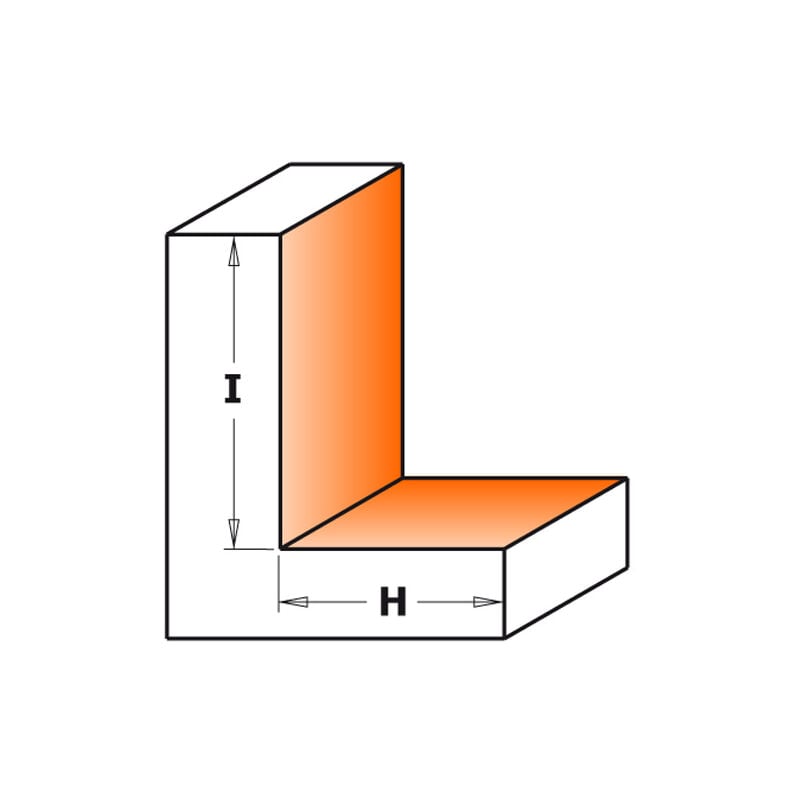 CMT - 660.990.11 fraise feuillure hm S=12 D=50.8X28.3 dr.
