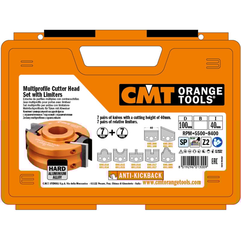 CMT - 693.013.06 coffret p.o. avec lim. D=120X40 F=50