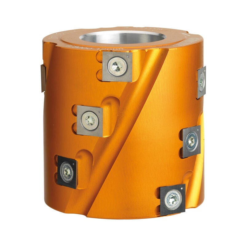 CMT - 694.019.50 porte-outil de rabotage hélicoidal hw Z12 D=80X80X50