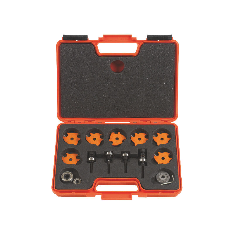 CMT - Coffret disques rainures + arbres série 822 / 823 - Queue 12,7mm